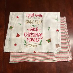 Christmas kitchen towels- lot of 8